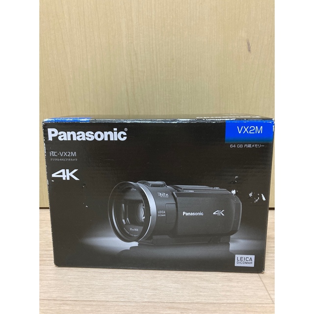 79%OFF!】 展示品 パナソニック 4K ビデオカメラ VX2M 64GB 光学24倍