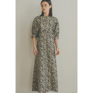 クラネ(CLANE)のFLORET EMBROIDERY ARM ONE PIECE(ロングワンピース/マキシワンピース)