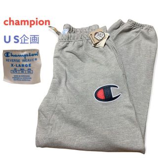 チャンピオン(Champion)の【新品未使用】　US企画　ビッグサイズ　ビッグロゴスウェットパンツ　青タグ (その他)