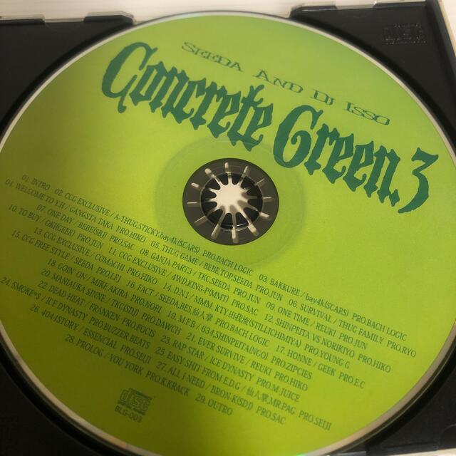 CONCRETE GREEN3 コンクリートグリーン　seeda 日本語ラップ エンタメ/ホビーのCD(ヒップホップ/ラップ)の商品写真