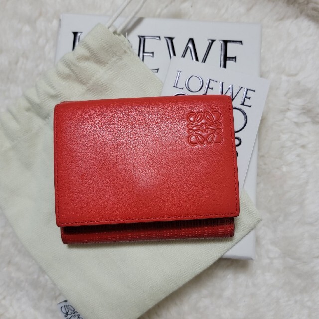 813★　美品！　ロエベ　LOEWE　3つ折り財布　コンパクト財布