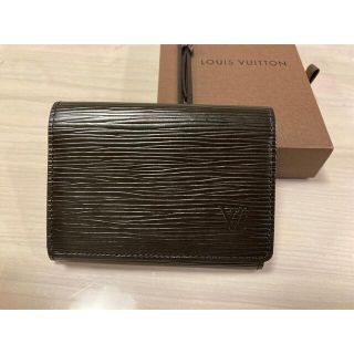 ルイヴィトン(LOUIS VUITTON)の【超美品】ルイヴィトン  カードケース 名刺入れ エピ(名刺入れ/定期入れ)