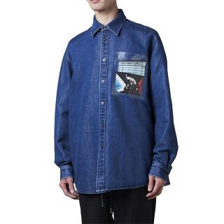 ラッドミュージシャン(LAD MUSICIAN)の20S/S Name. SHINY DENIM OVERSIZED SHIRT(Gジャン/デニムジャケット)