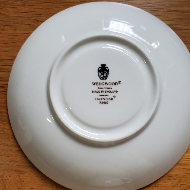 WEDGWOOD - Wedgwood Cavendish R4680廃盤品 カップ&ソーサー 2客の WEDGWOOD - Wedgwood Cavendish R4680廃盤品 カップ&ソーサー 2客の