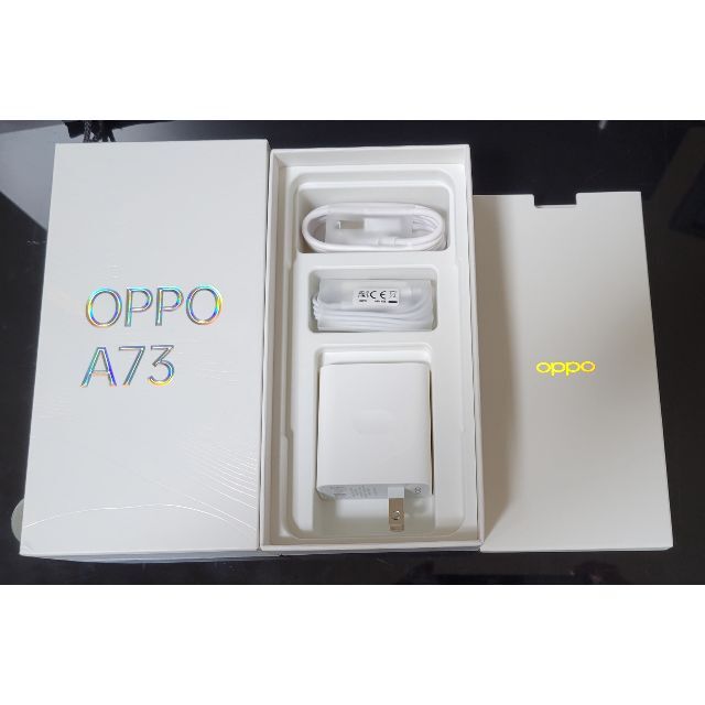 OPPO(オッポ)のOPPO A73 ネービー ブルー【日本正規代理店品】 スマホ/家電/カメラのスマートフォン/携帯電話(スマートフォン本体)の商品写真