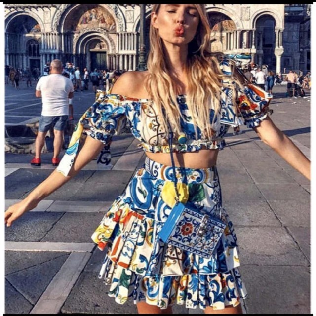 贈答贈答DolceGabbana マヨルカワンピース ロングワンピース | blog