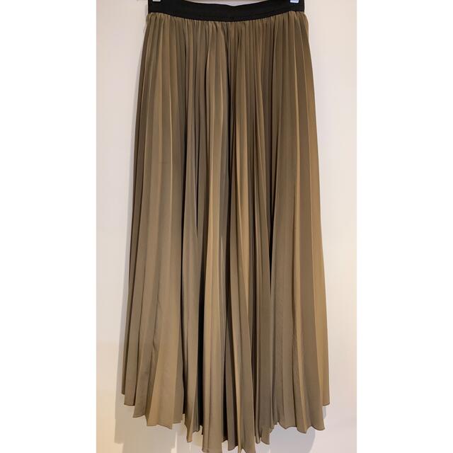 キュプラ100％生産国アパルトモン＊ Pleats Skirt  Lisier