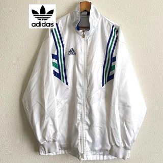 アディダス(adidas)のadidas 90s ナイロンジャケット DESCENTE 万国旗 マルチカラー(ナイロンジャケット)