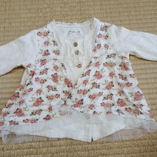 Biquette(ビケット)のBIQUETTE キムラタン　カーディガン　90 キッズ/ベビー/マタニティのキッズ服女の子用(90cm~)(カーディガン)の商品写真