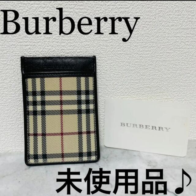 未使用品♪】Burberry バーバリー ノバチェック カードケース
