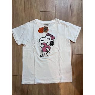 スヌーピー(SNOOPY)の雪化粧様専用　新品タグ付き　スヌーピー　ベル　刺繍　Tシャツ(Tシャツ(半袖/袖なし))