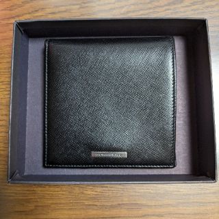 バーバリー(BURBERRY)の【新品未使用】　Burberry　二つ折り財布　ブラック(折り財布)