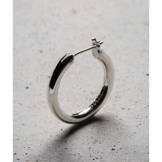 LIDNM SILVER HOOP PIERCE ピアス シルバー925(ピアス(片耳用))