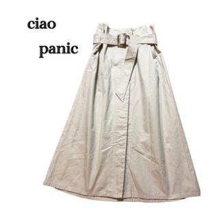チャオパニック(Ciaopanic)のciao panic  ロングスカート　ラップスカート　ベルト付き(ロングスカート)