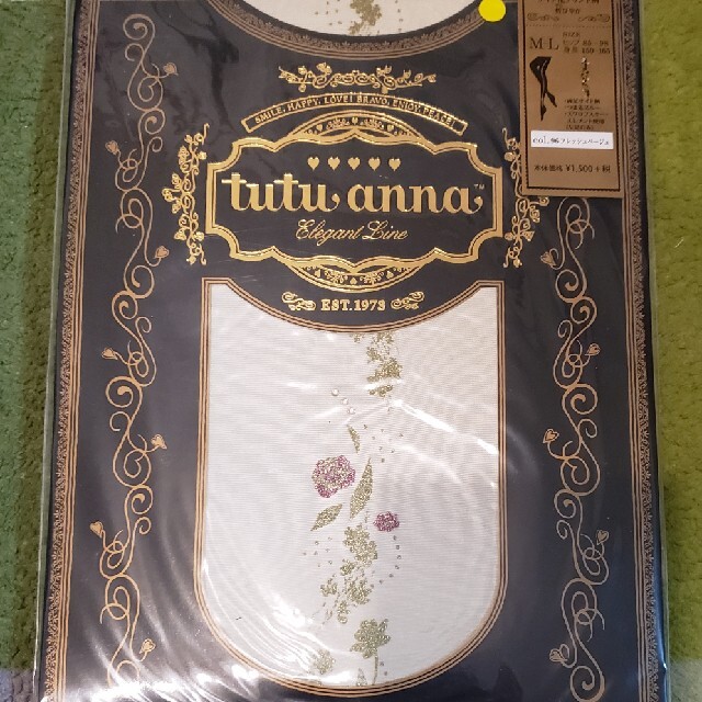 tutuanna(チュチュアンナ)のサイド花プリントパンスト レディースのレッグウェア(タイツ/ストッキング)の商品写真