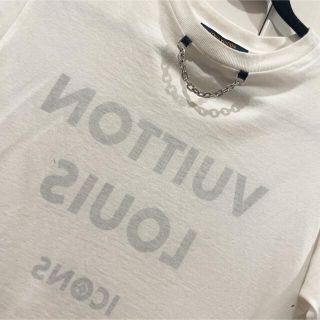 LOUIS VUITTON - 本物LOUIS VUITTONルイヴィトンチェーン付きTシャツxs ...