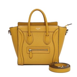 セリーヌ CELINE バッグ トートバッグ ハンドバッグ カーフレザー 本革 カバン 鞄 レディース イタリア製 イエロー