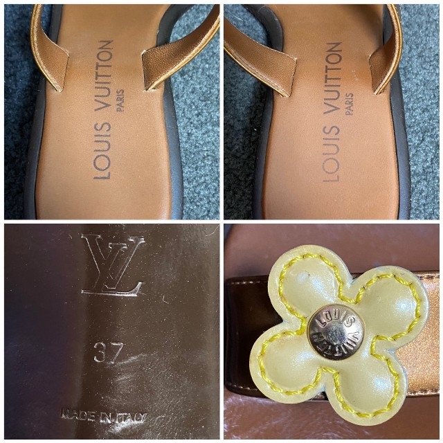 LOUIS VUITTON - LOUIS VUITTON ヴィトン サンダル フラワー LOUIS VUITTON - LOUIS VUITTON ヴィトン サンダル フラワー