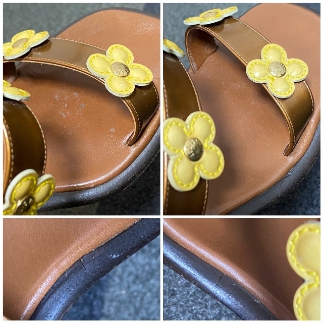 LOUIS VUITTON - LOUIS VUITTON ヴィトン サンダル フラワー LOUIS VUITTON - LOUIS VUITTON ヴィトン サンダル フラワー