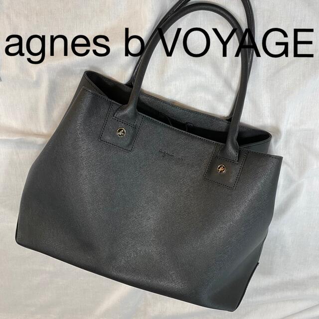 アニエスベー　agnes b.　トートバッグ　ブラック　黒　A4収納可