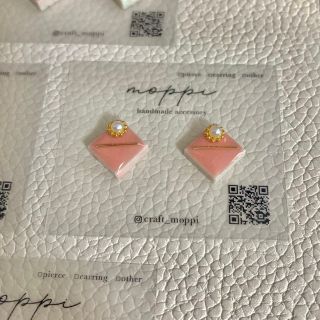 アクセサリー ピアス イヤリング 美濃焼タイル タイル ワンコイン 花柄