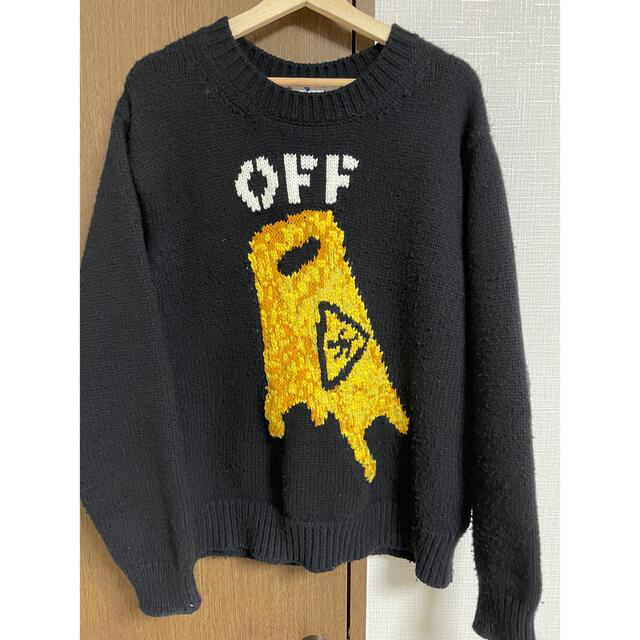 OFF-WHITE - off-white 21AW ニットの通販 by 男爵's shop｜オフ ...