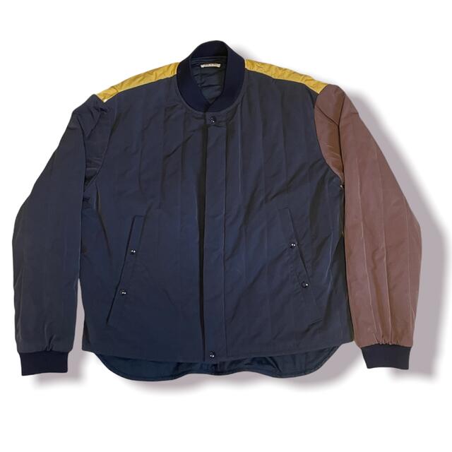 Marni Color Block Padded Bomber Jacket