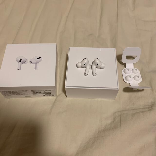 Apple(アップル)のAPPLE AirPods Pro ノイズキャンセリング付完全ワイヤレスイヤホン スマホ/家電/カメラのオーディオ機器(ヘッドフォン/イヤフォン)の商品写真