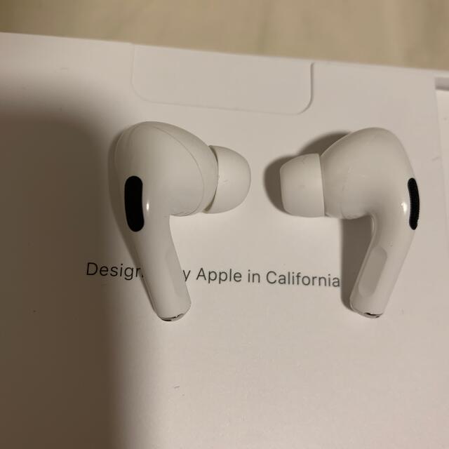 Apple(アップル)のAPPLE AirPods Pro ノイズキャンセリング付完全ワイヤレスイヤホン スマホ/家電/カメラのオーディオ機器(ヘッドフォン/イヤフォン)の商品写真