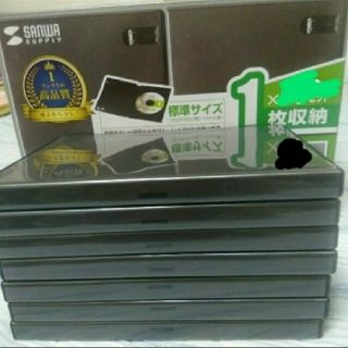 【新品】DVDケース１枚収納　７個(その他)