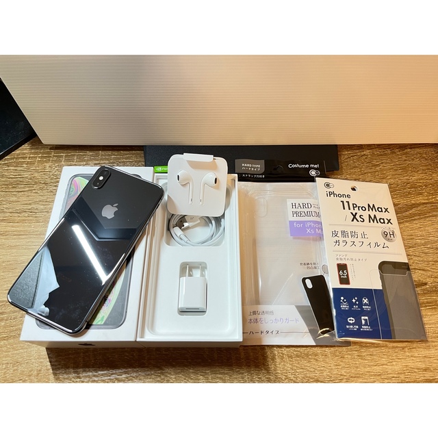 iPhone Xs Max Space Gray 256GB SIMフリー 定番の中古商品 23970円