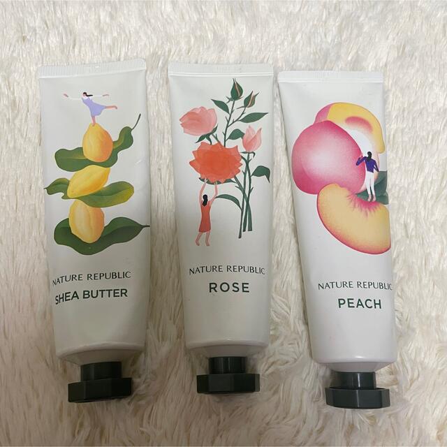 NATURE REPUBLIC(ネイチャーリパブリック)のnature republic ハンドクリーム3個 コスメ/美容のボディケア(ハンドクリーム)の商品写真