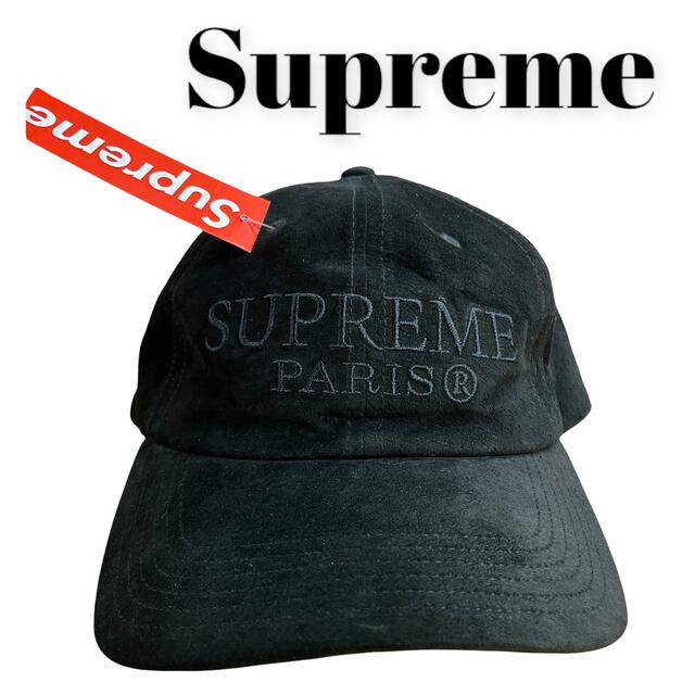 supreme キャップ　黒　BLACK 美品