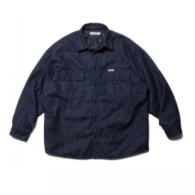 COOTIE Denim Quilting Shirt Jacket