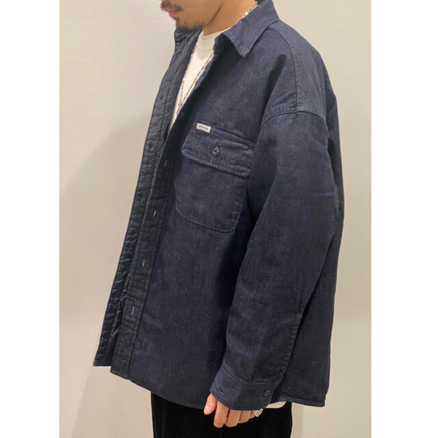 COOTIE(クーティー)のCOOTIE Denim Quilting Shirt Jacket メンズのジャケット/アウター(その他)の商品写真