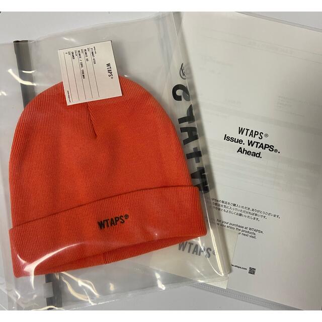 W)taps(ダブルタップス)の☆本日のみ値下げ☆ WTAPS 211MADT-HT03 ビーニー　オレンジ メンズの帽子(ニット帽/ビーニー)の商品写真