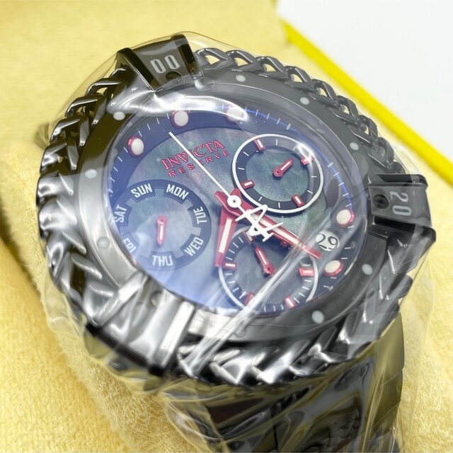 新品 インビクタ INVICTA BOLT ヘラクレス ブラック クロノグラフメンズ