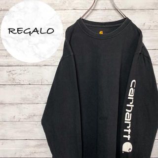 カーハート(carhartt)の【人気デザイン】carharttカーハート☆プリントスリーブロゴTシャツロンT(Tシャツ/カットソー(七分/長袖))