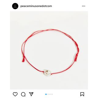 ピースマイナスワン(PEACEMINUSONE)のpeaceminusone pmo string bracelet # 1(ブレスレット)