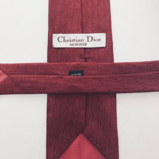 Christian Dior(クリスチャンディオール)のChristian Dior ディオール ネクタイ トロッター 総柄 ロゴ 高級 メンズのファッション小物(ネクタイ)の商品写真