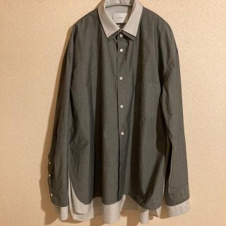 シュタイン(stein)のSTEIN 21ss オーバーサイズ レイヤードシャツ(シャツ)