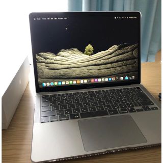 マック(Mac (Apple))のMacBook m1 16GB 256(ノートPC)