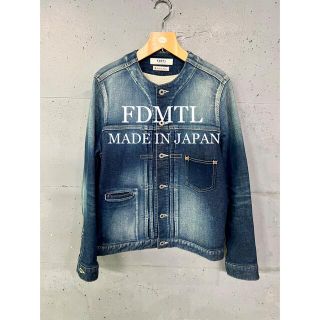 美品！FDMTL ジョグデニムジャケット！スウェットGジャン！日本製！