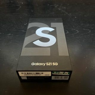 サムスン(SAMSUNG)の今年3／3購入　未使用　一括購入　Galaxy S21 5G SCG09  白(スマートフォン本体)