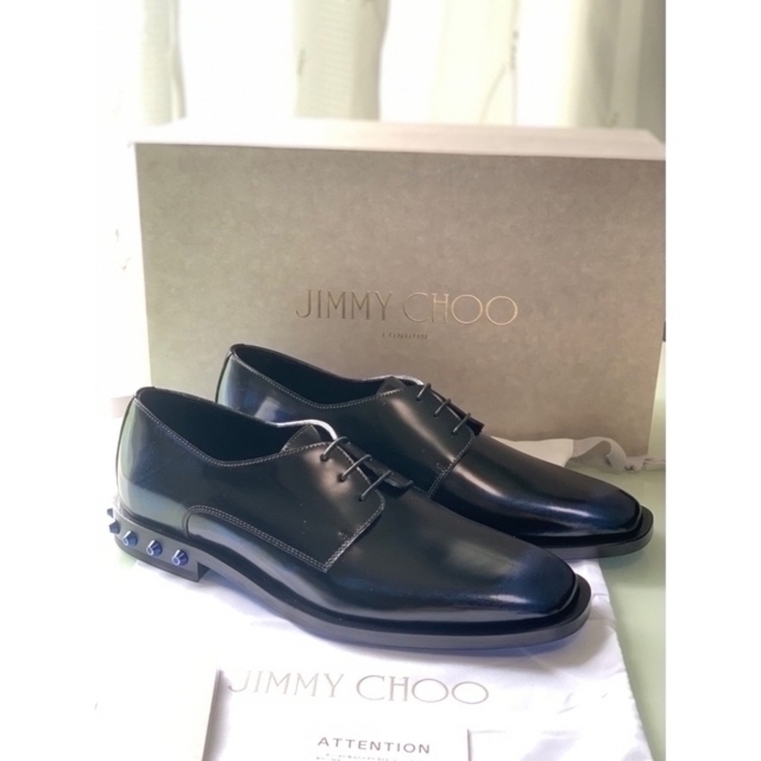 JIMMY CHOO(ジミーチュウ)の新品ジミーチュウSTEFAN/WBM192ビジネスブラックシューズメンズ24cm メンズの靴/シューズ(ドレス/ビジネス)の商品写真