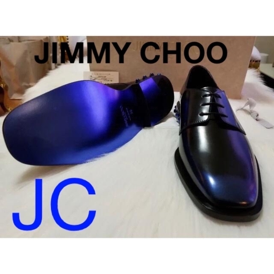 JIMMY CHOO(ジミーチュウ)の新品ジミーチュウSTEFAN/WBM192ビジネスブラックシューズメンズ24cm メンズの靴/シューズ(ドレス/ビジネス)の商品写真