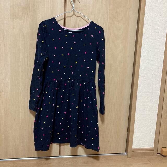 H&M(エイチアンドエム)のエイチアンドエム  ジャージワンピース　6-8歳 キッズ/ベビー/マタニティのキッズ服女の子用(90cm~)(ワンピース)の商品写真