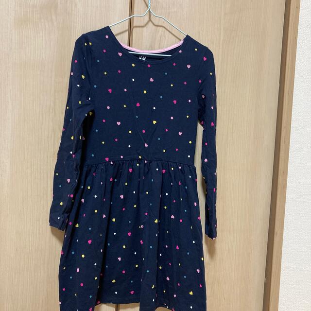 H&M(エイチアンドエム)のエイチアンドエム  ジャージワンピース　6-8歳 キッズ/ベビー/マタニティのキッズ服女の子用(90cm~)(ワンピース)の商品写真