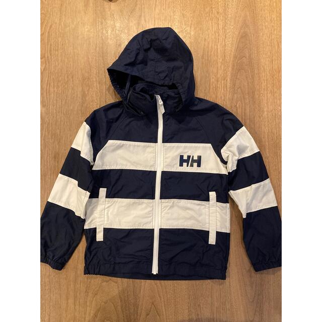 HELLY HANSEN(ヘリーハンセン)の美品　ヘリーハンセン 140 ウィンドブレーカー マウンテンパーカー　ボーダー キッズ/ベビー/マタニティのキッズ服男の子用(90cm~)(ジャケット/上着)の商品写真