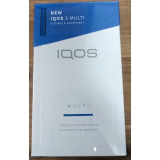 アイコス(IQOS)の新品未開封 製品登録済 アイコス IQOS 3 マルチ ブルー(タバコグッズ)